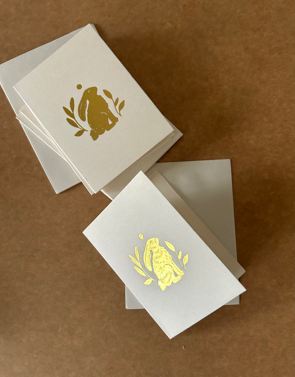 Golden Rabbit Foil Card