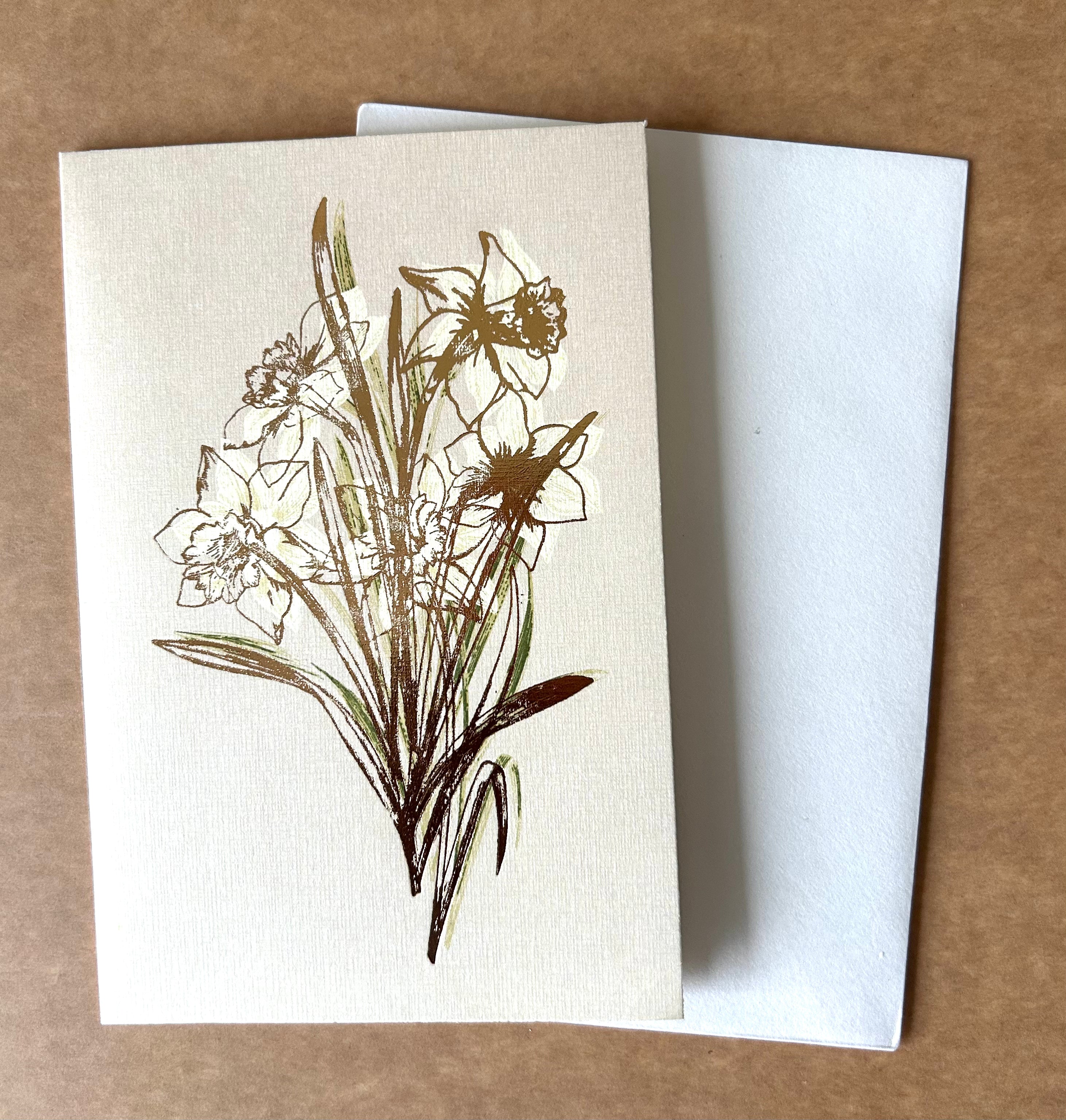 NARGIS GOLDEN FOIL CARD