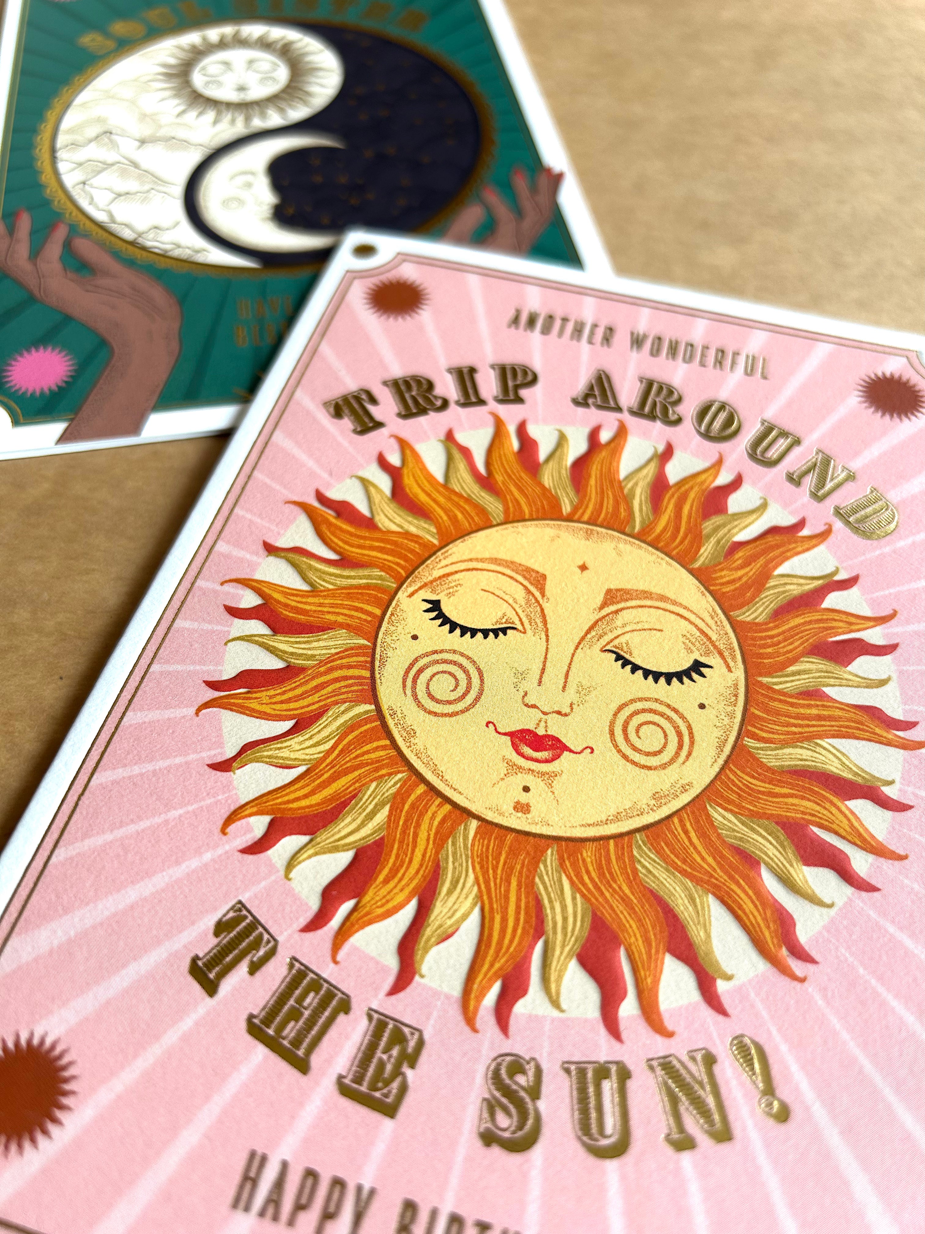 Cosmic Love Birthday Cards (Set of 2 Cards)