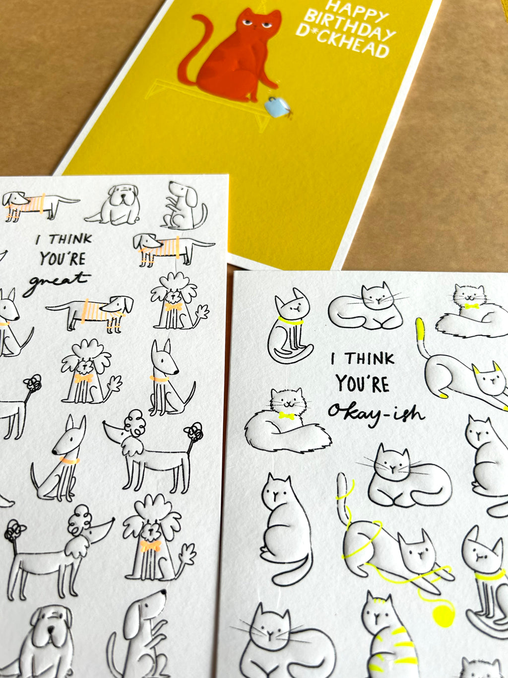 PAWSOME VIBES (Set of 3 Cards)